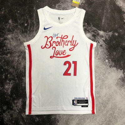 Maillot de Basket #21 Embiid 76ers 22-23 city Imprimé